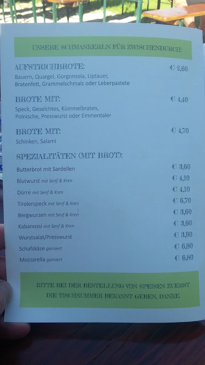 Speisekarte photo 3