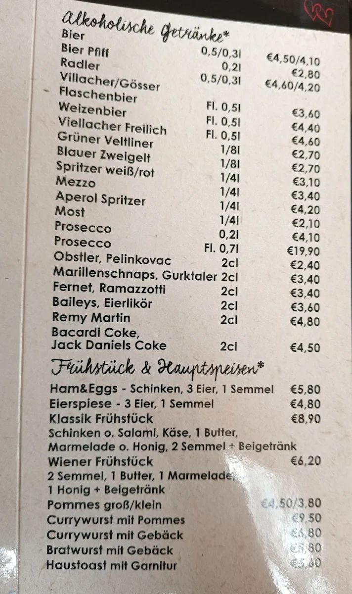 Speisekarte photo 2