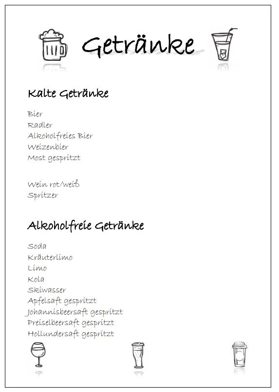 Speisekarte photo 6