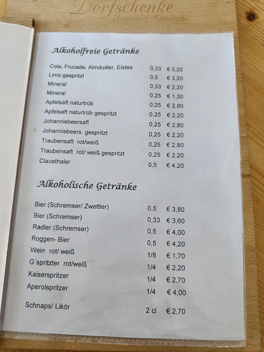 Speisekarte photo 1