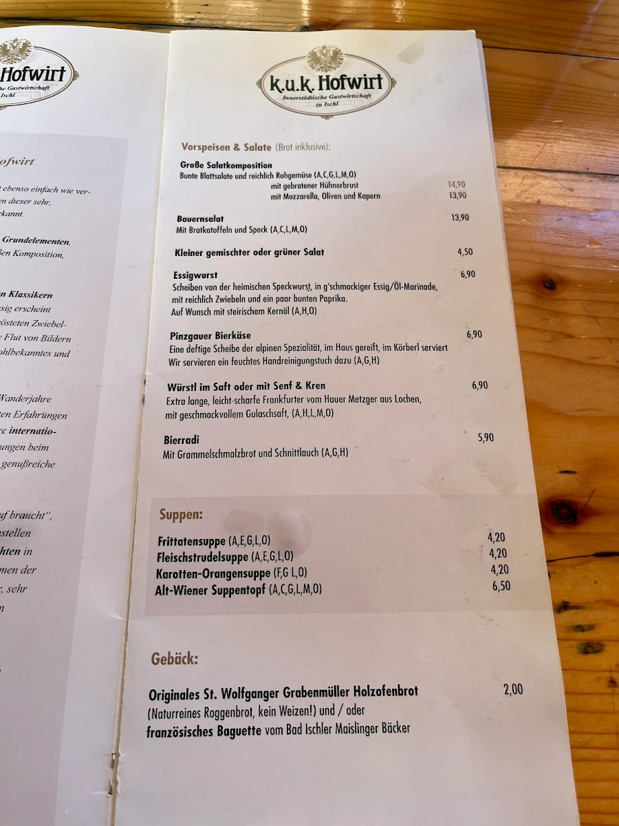 Speisekarte photo 5