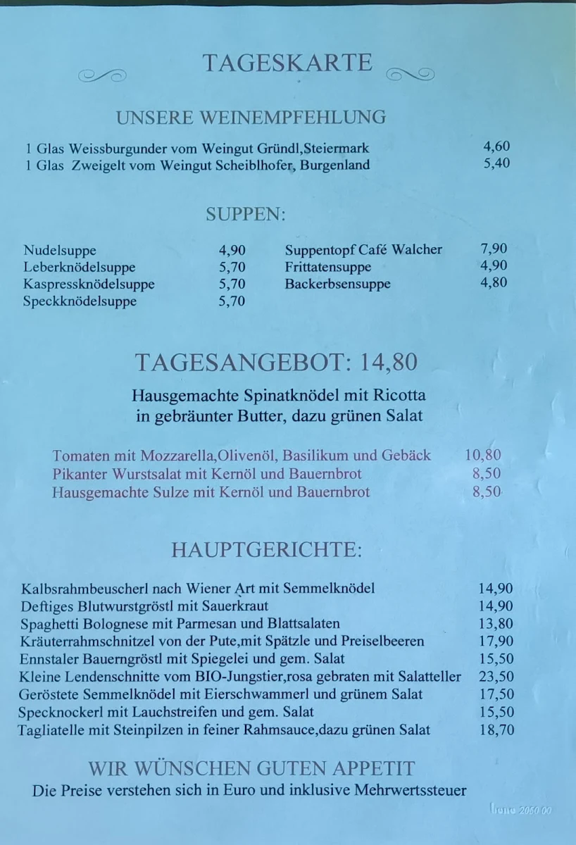 Speisekarte photo 3