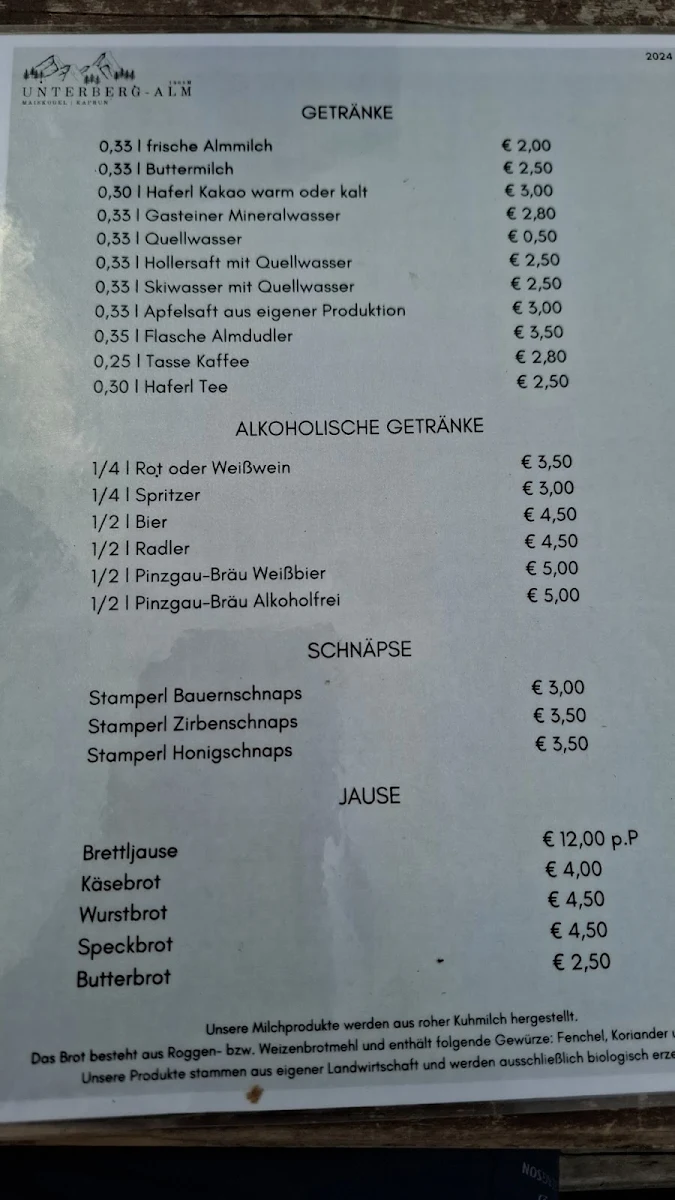Speisekarte photo 1
