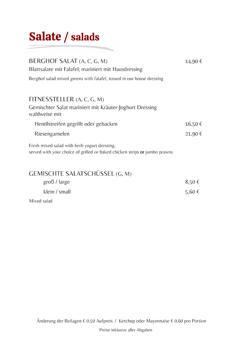 Speisekarte photo 7