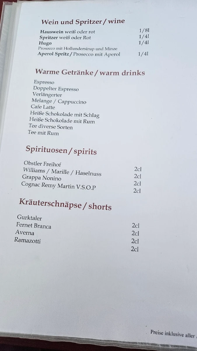 Speisekarte photo 8