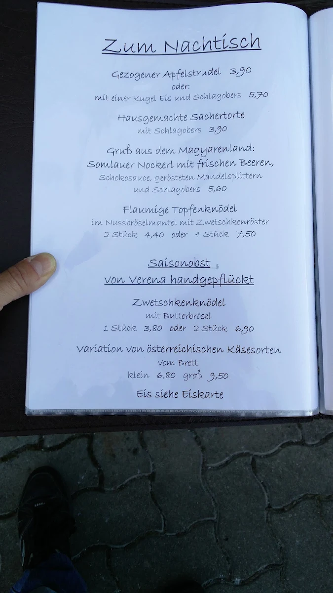 Speisekarte photo 1