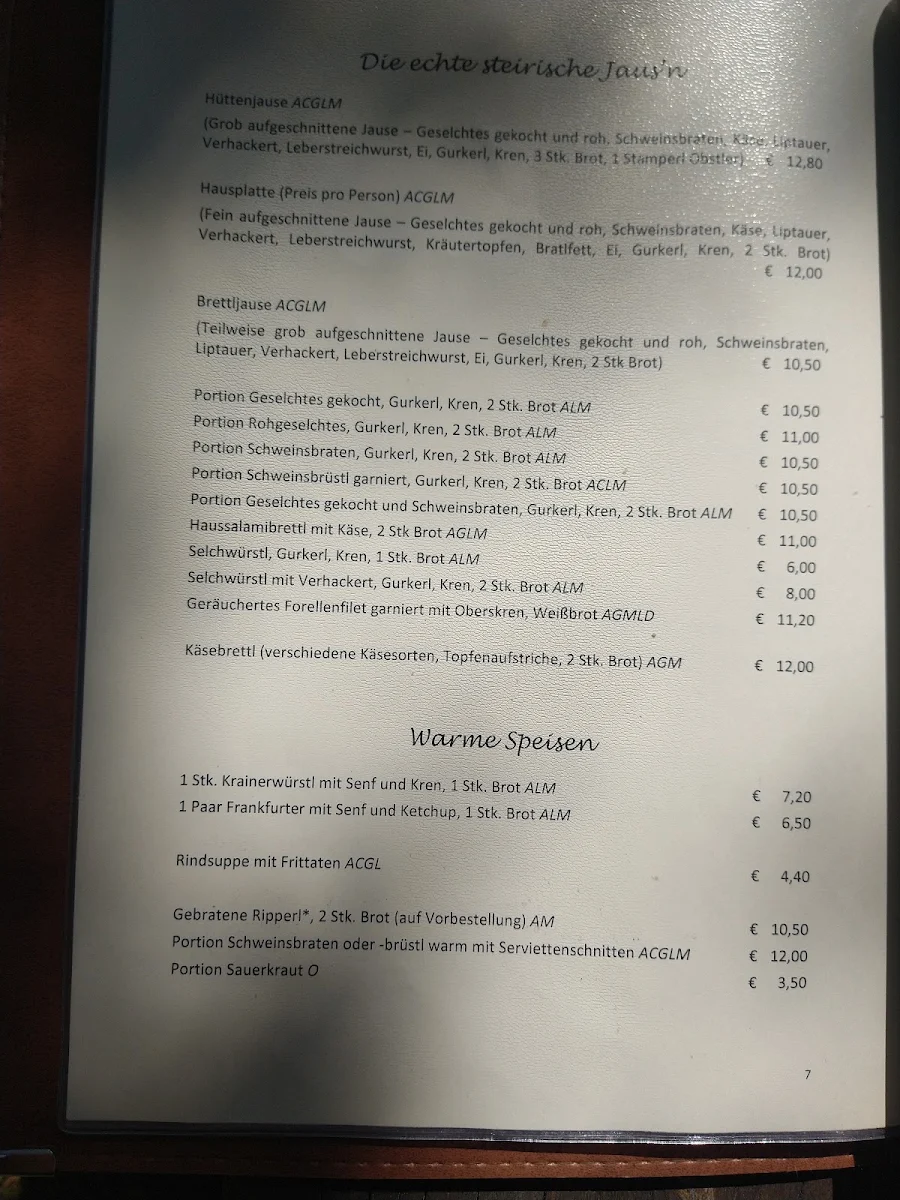 Speisekarte photo 1