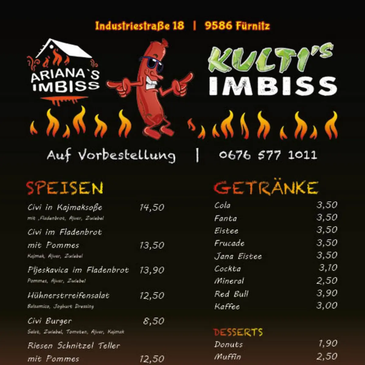 Speisekarte photo 1