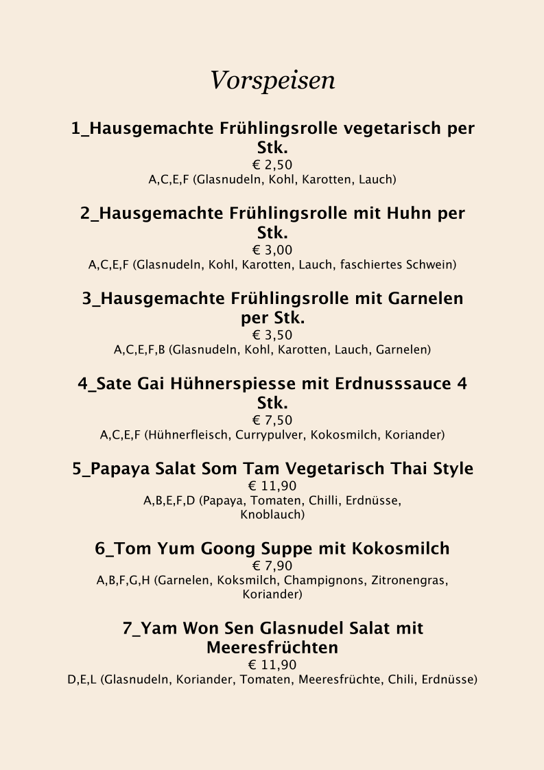 Speisekarte photo 7