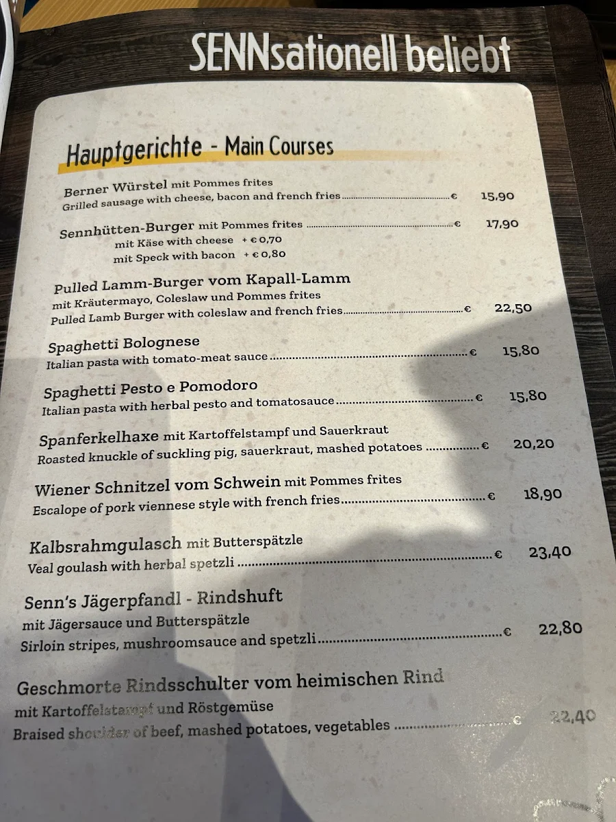 Speisekarte photo 1