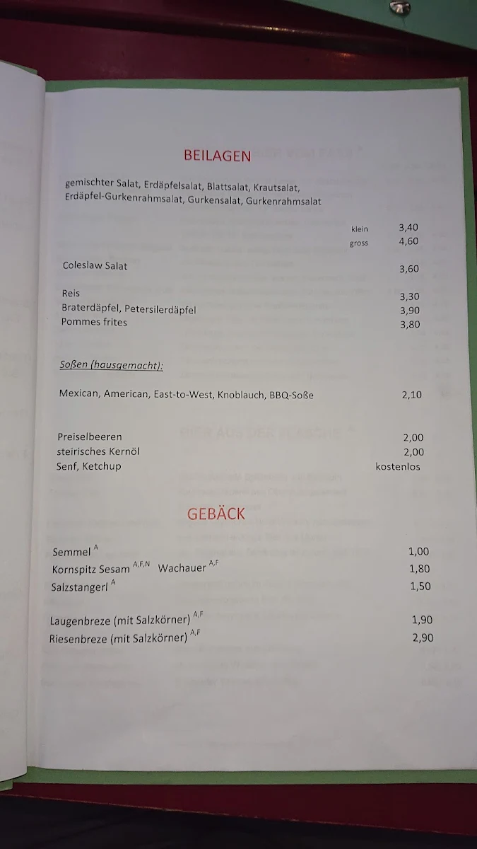 Speisekarte photo 10