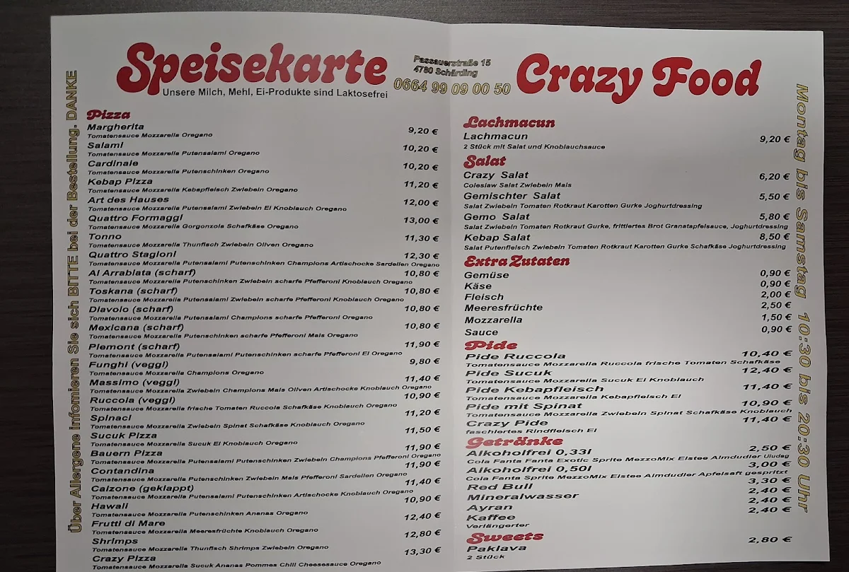 Speisekarte photo 1