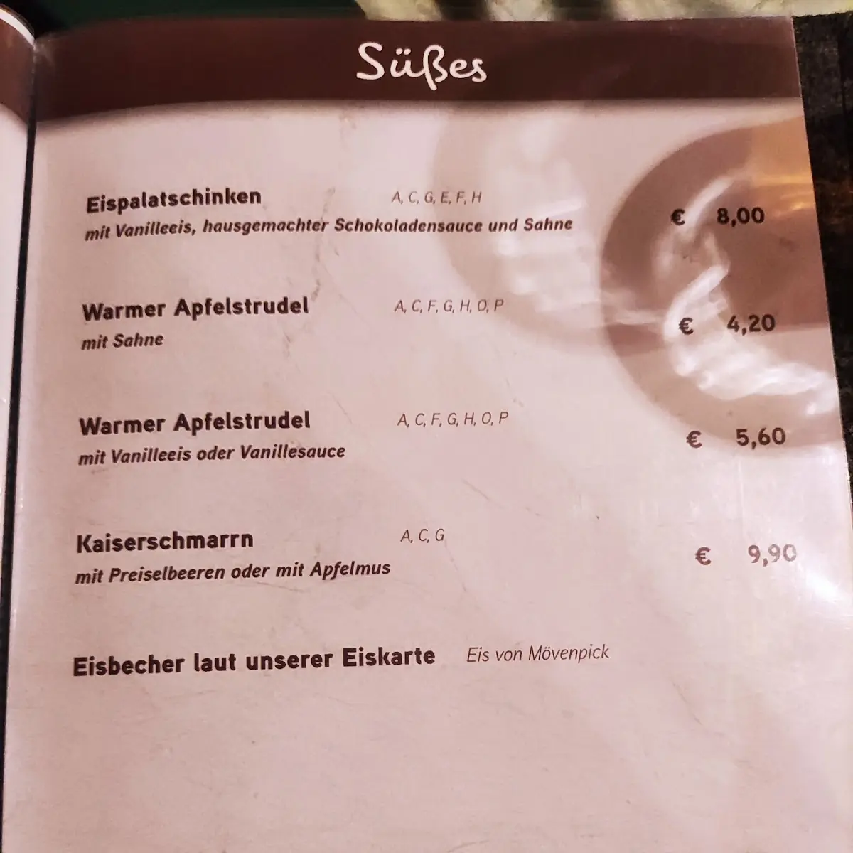 Speisekarte photo 1