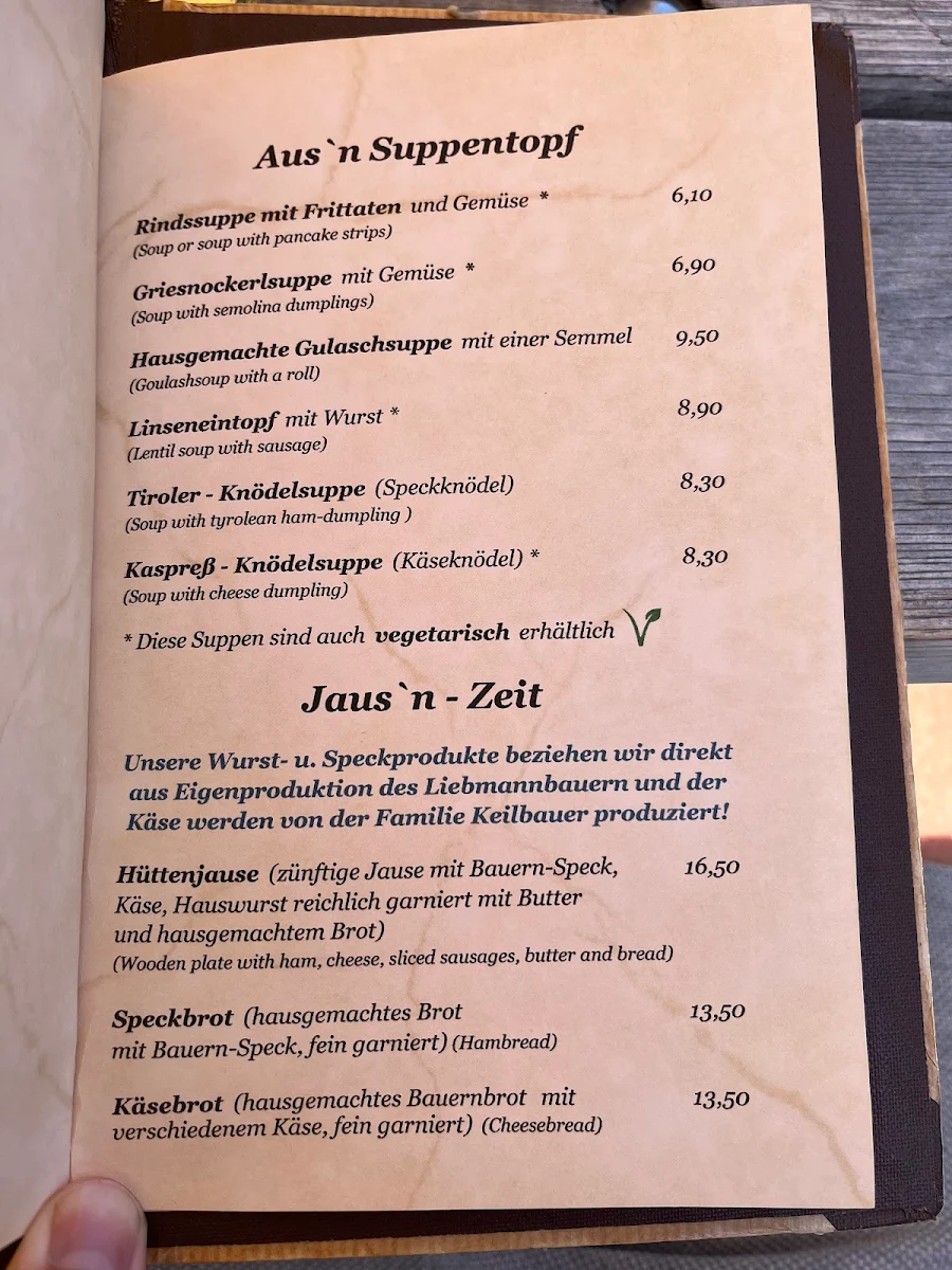 Speisekarte photo 1