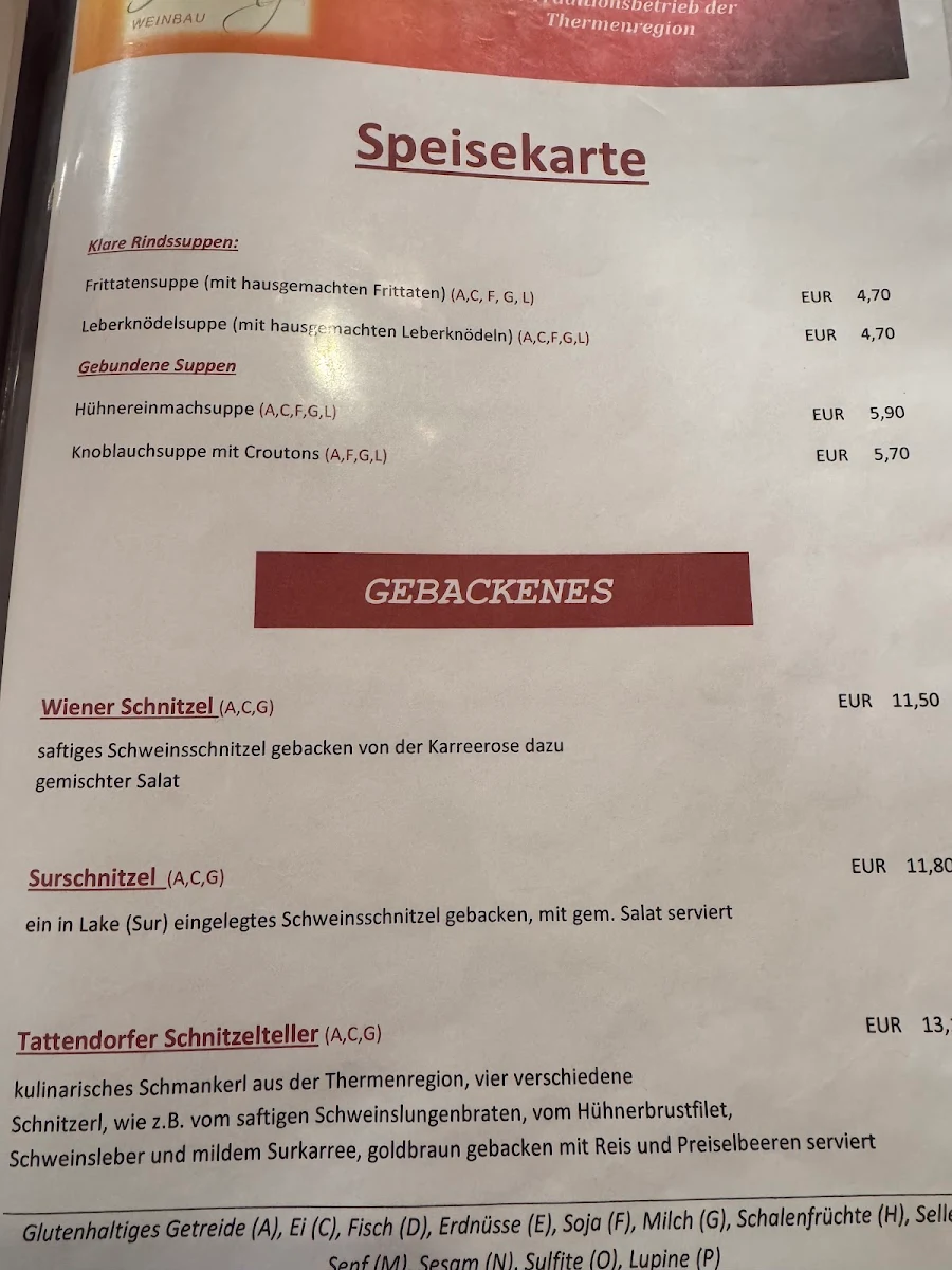 Speisekarte photo 7