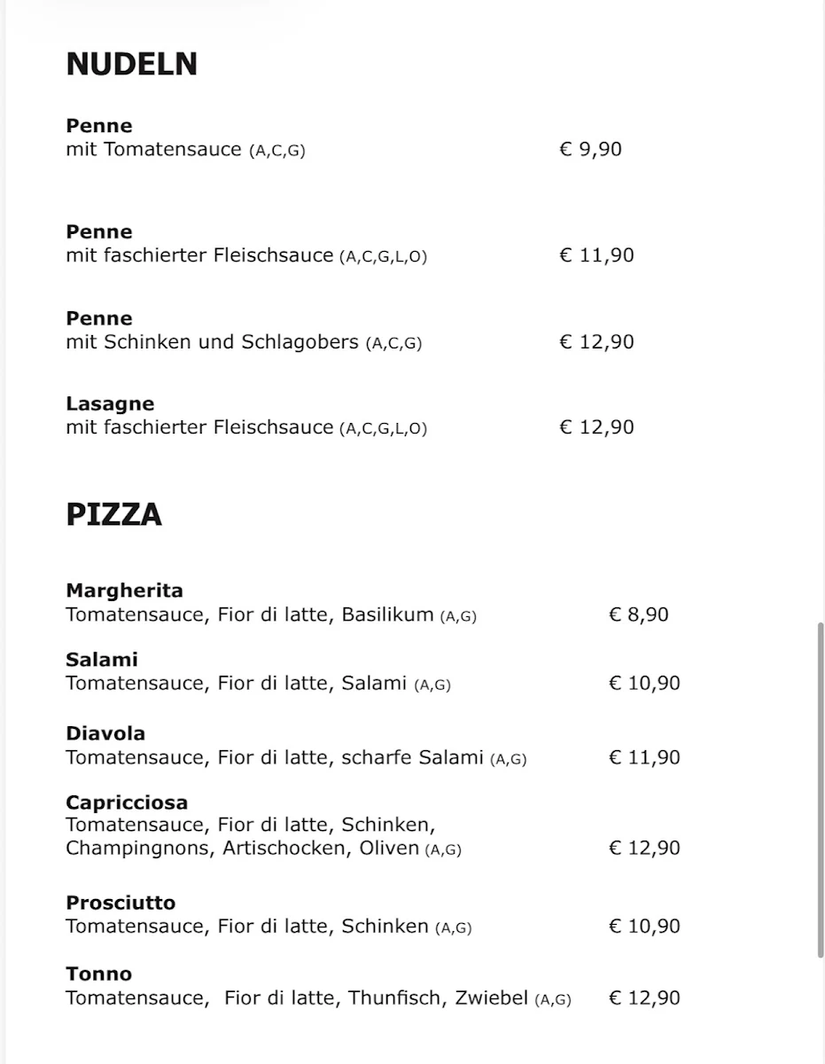 Speisekarte photo 2