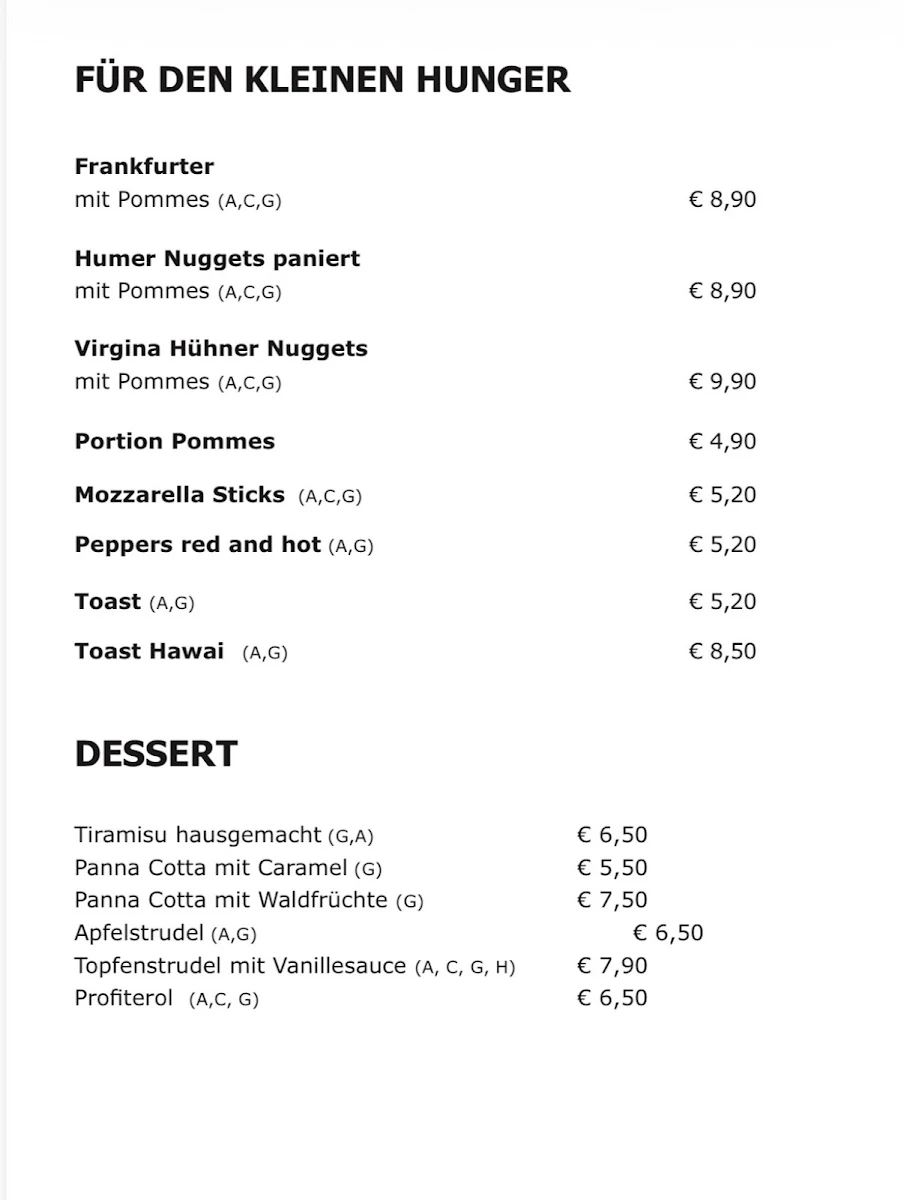 Speisekarte photo 3
