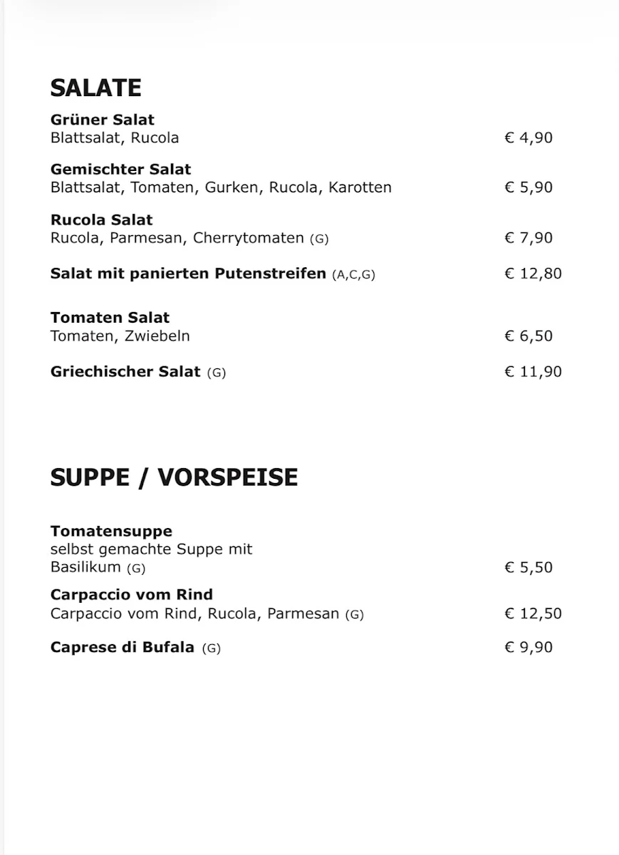Speisekarte photo 4