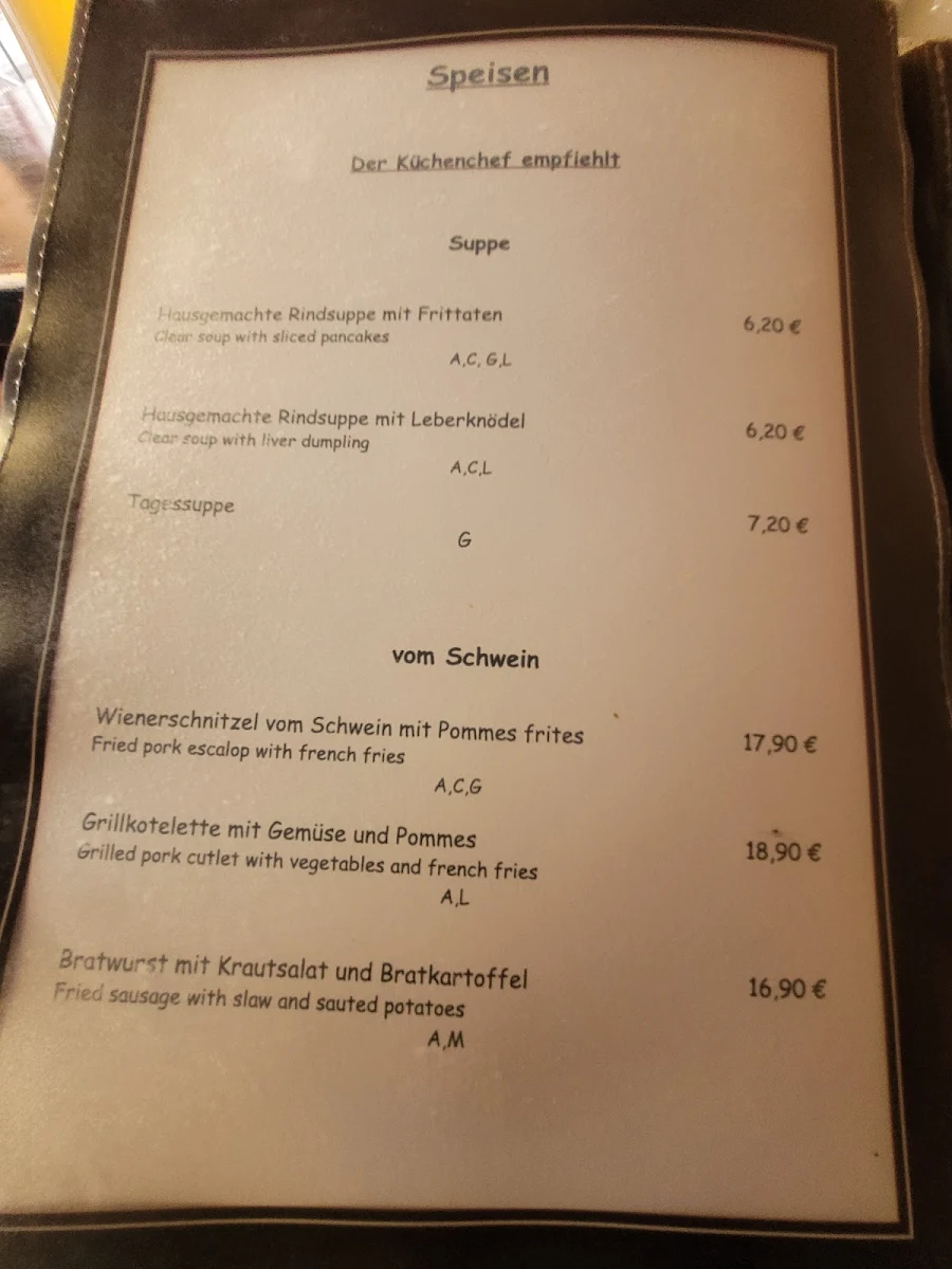 Speisekarte photo 3