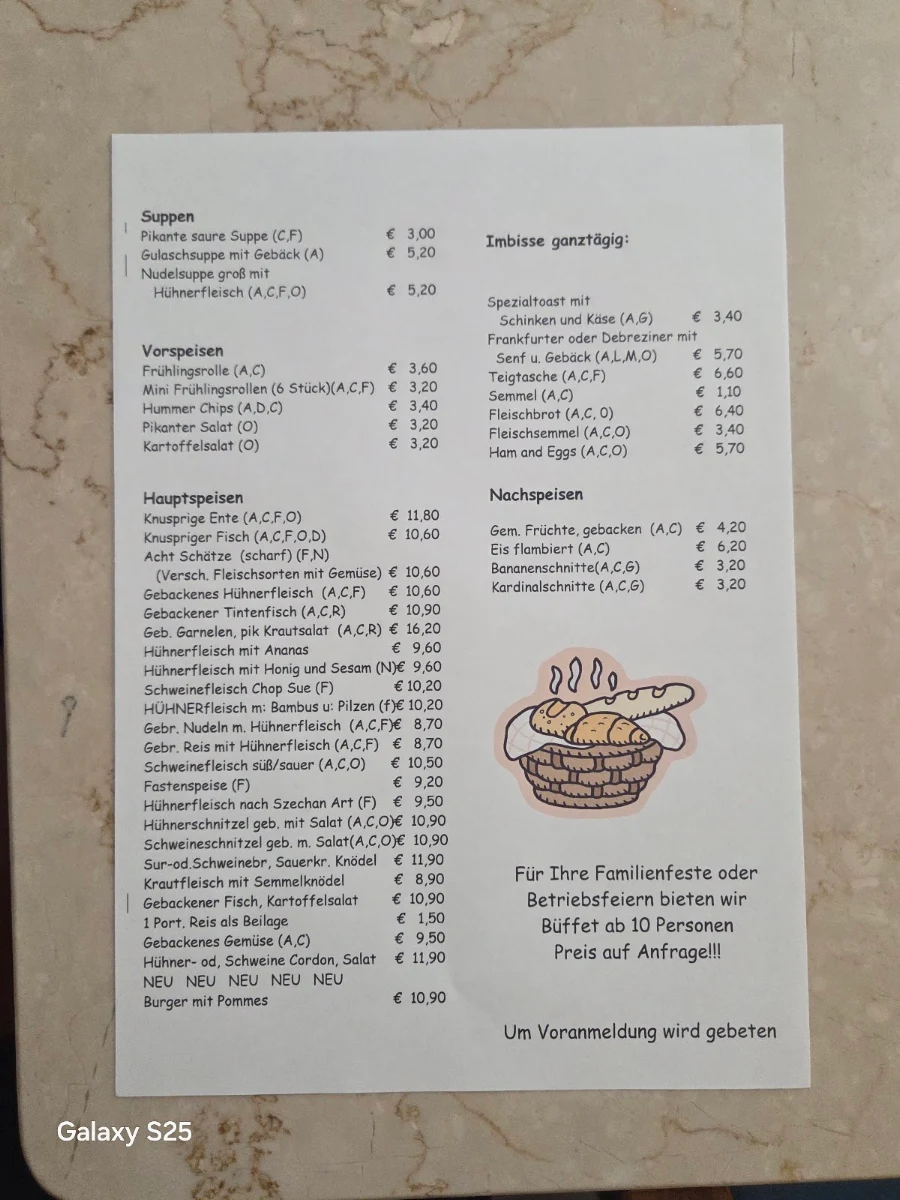 Speisekarte photo 1
