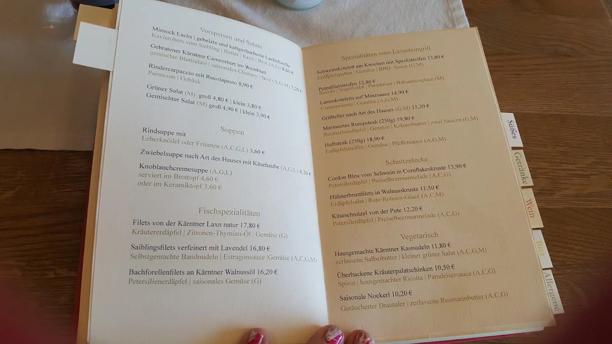 Speisekarte photo 1