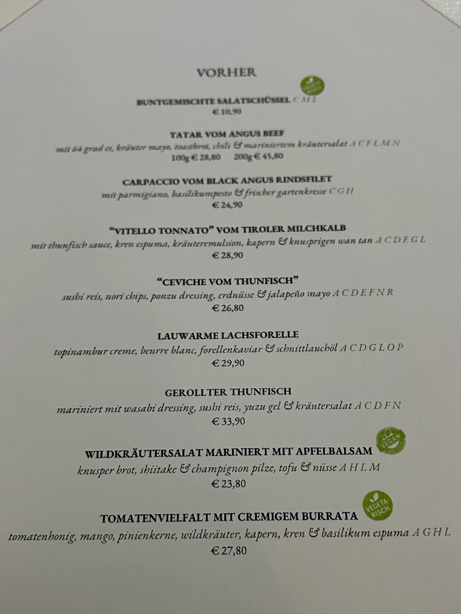Speisekarte photo 2