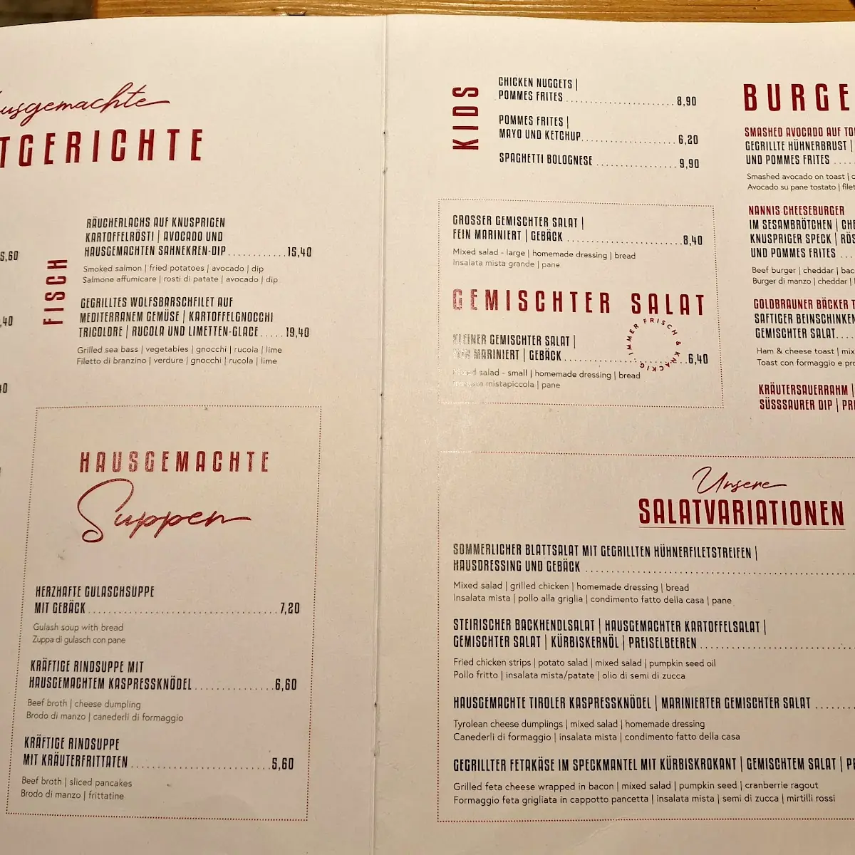 Speisekarte photo 9