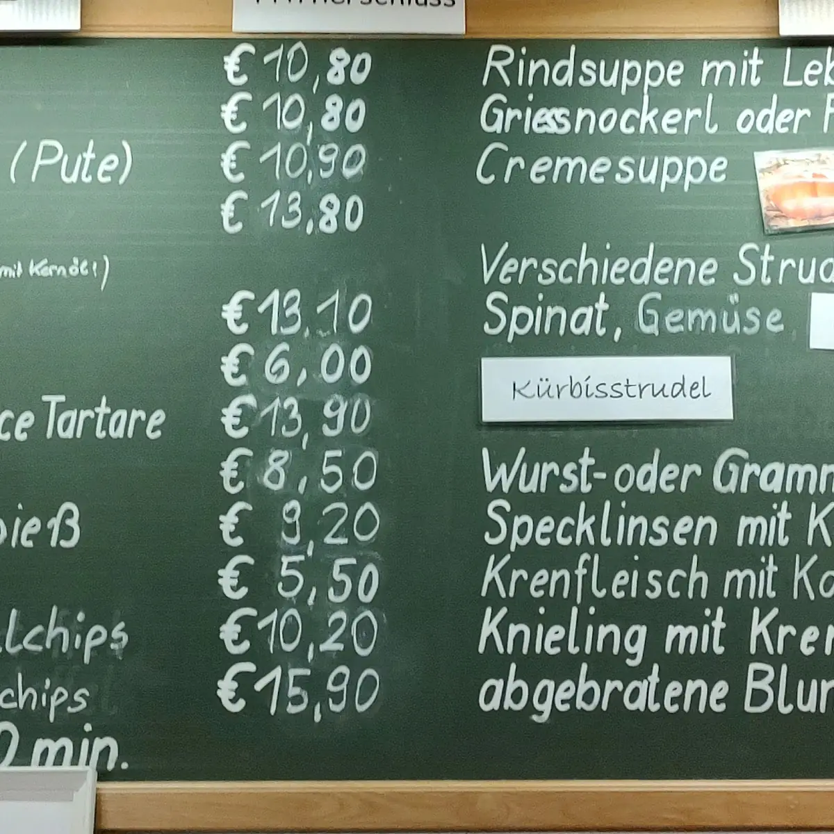 Speisekarte photo 1
