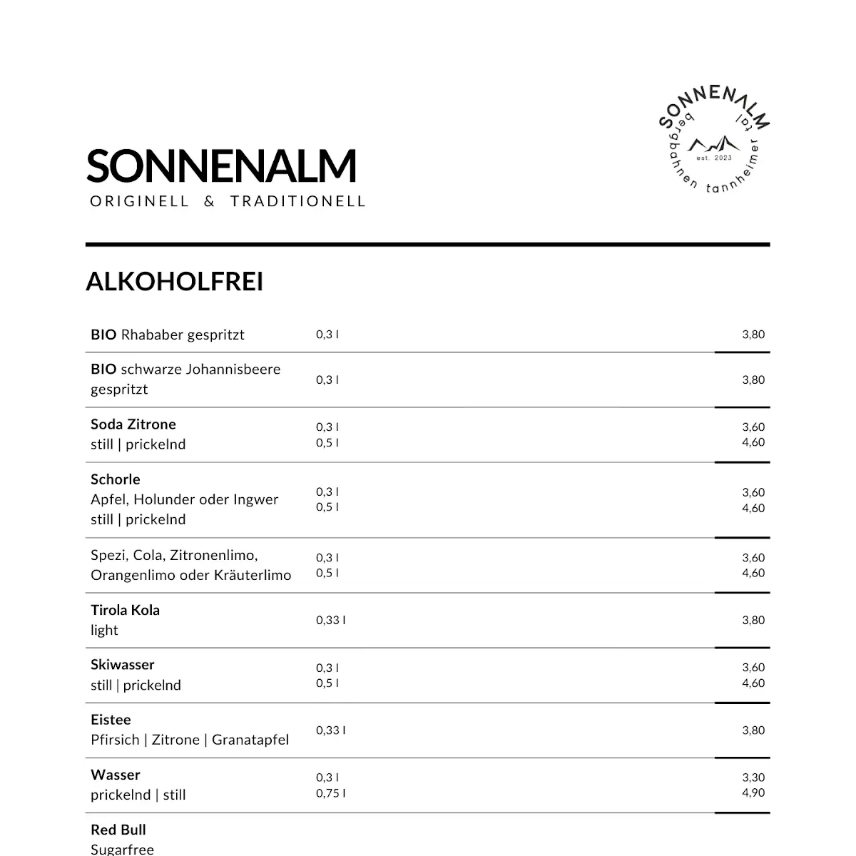 Speisekarte photo 3