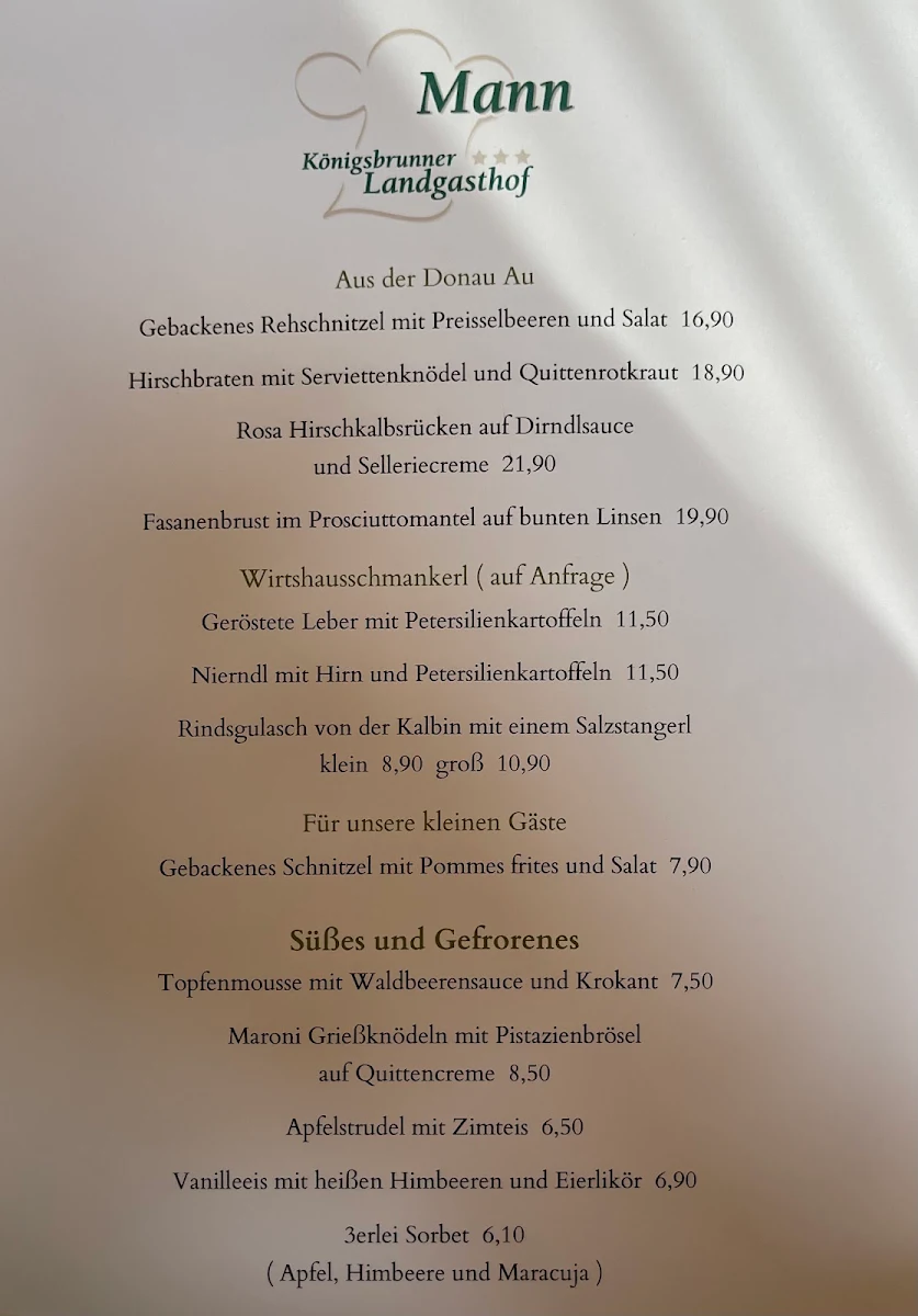 Speisekarte photo 2