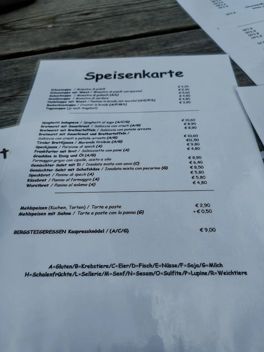 Speisekarte photo 1