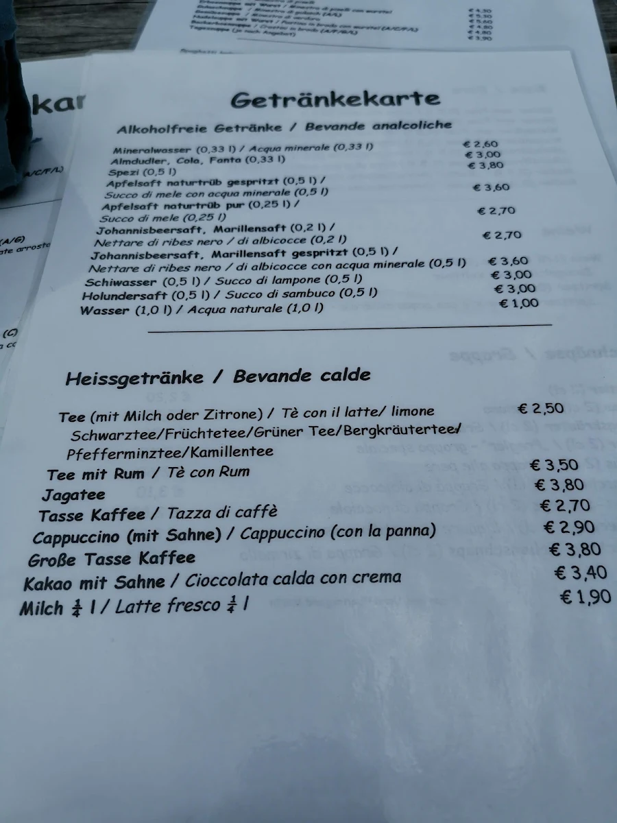 Speisekarte photo 2