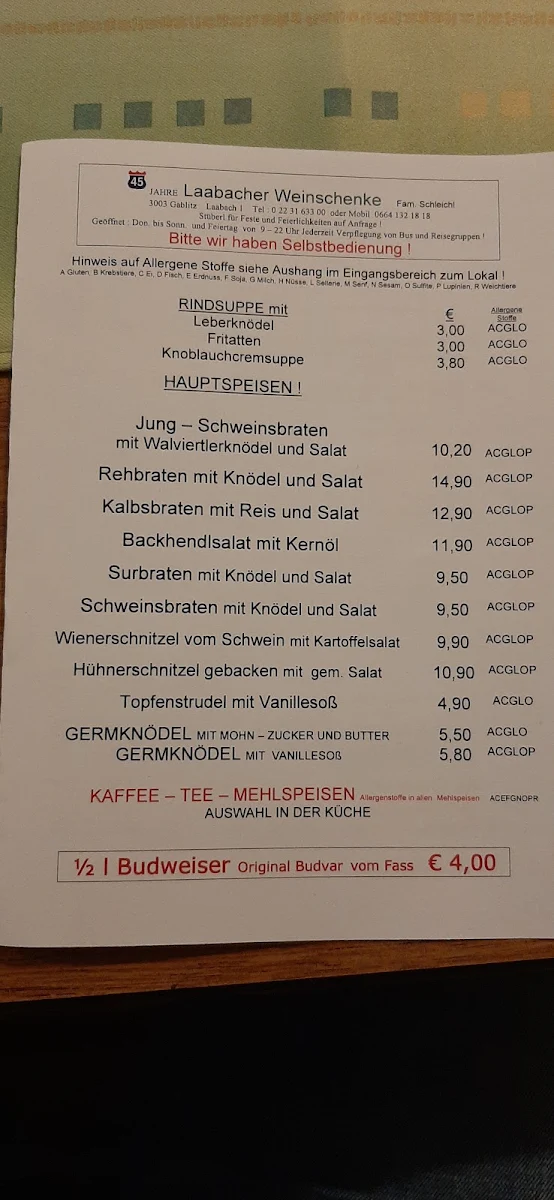 Speisekarte photo 3