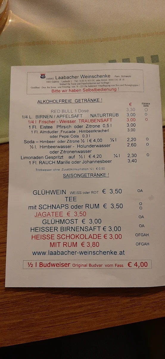 Speisekarte photo 4