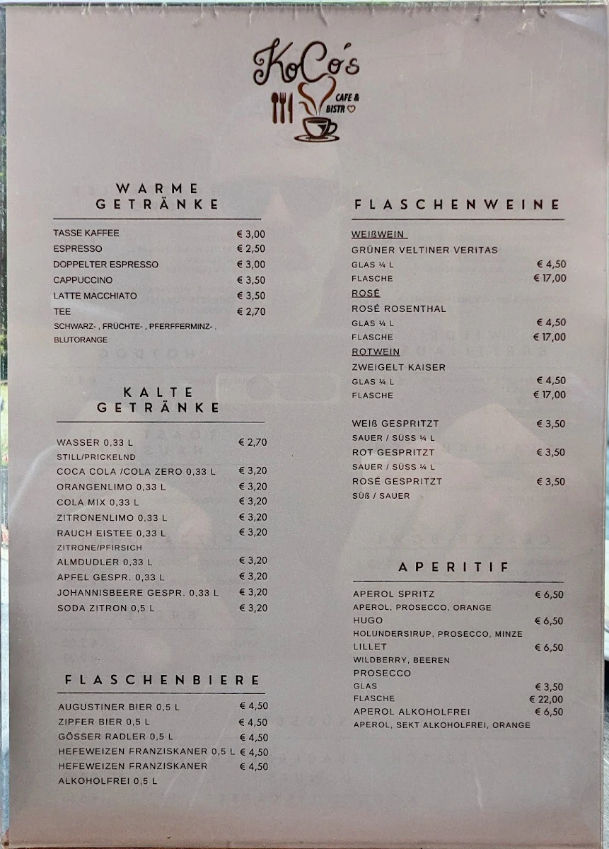 Speisekarte photo 5