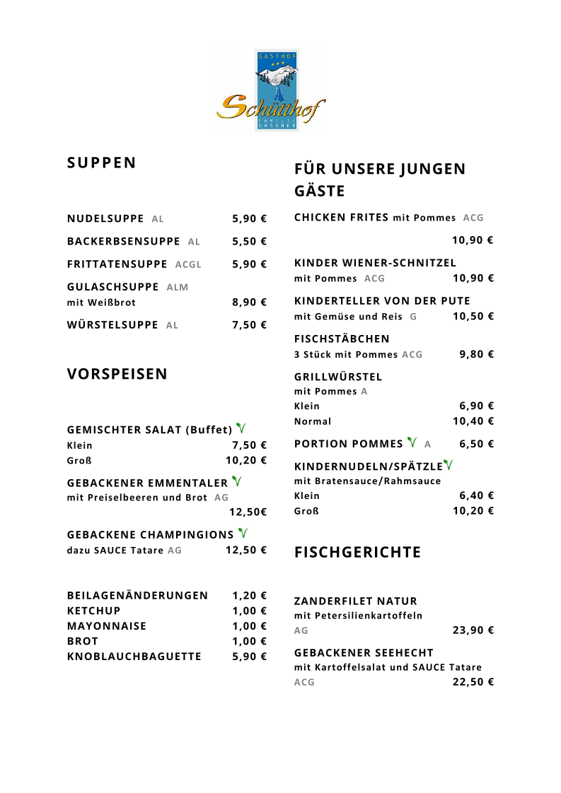 Speisekarte photo 2