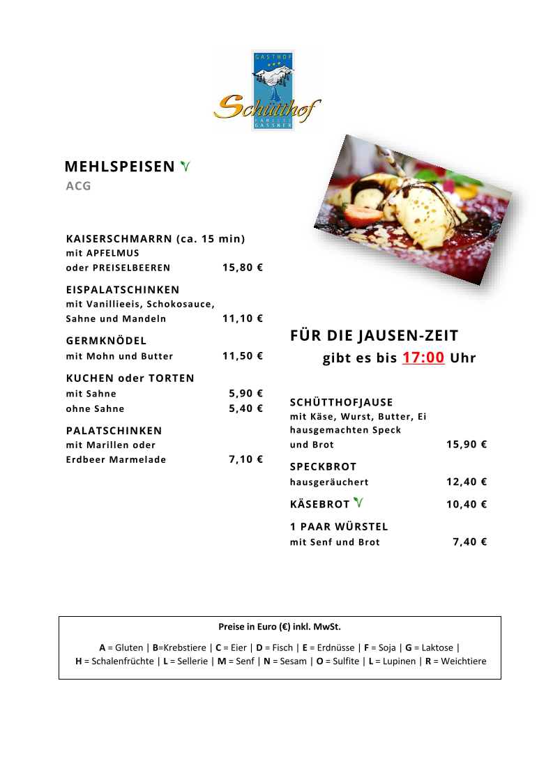 Speisekarte photo 3