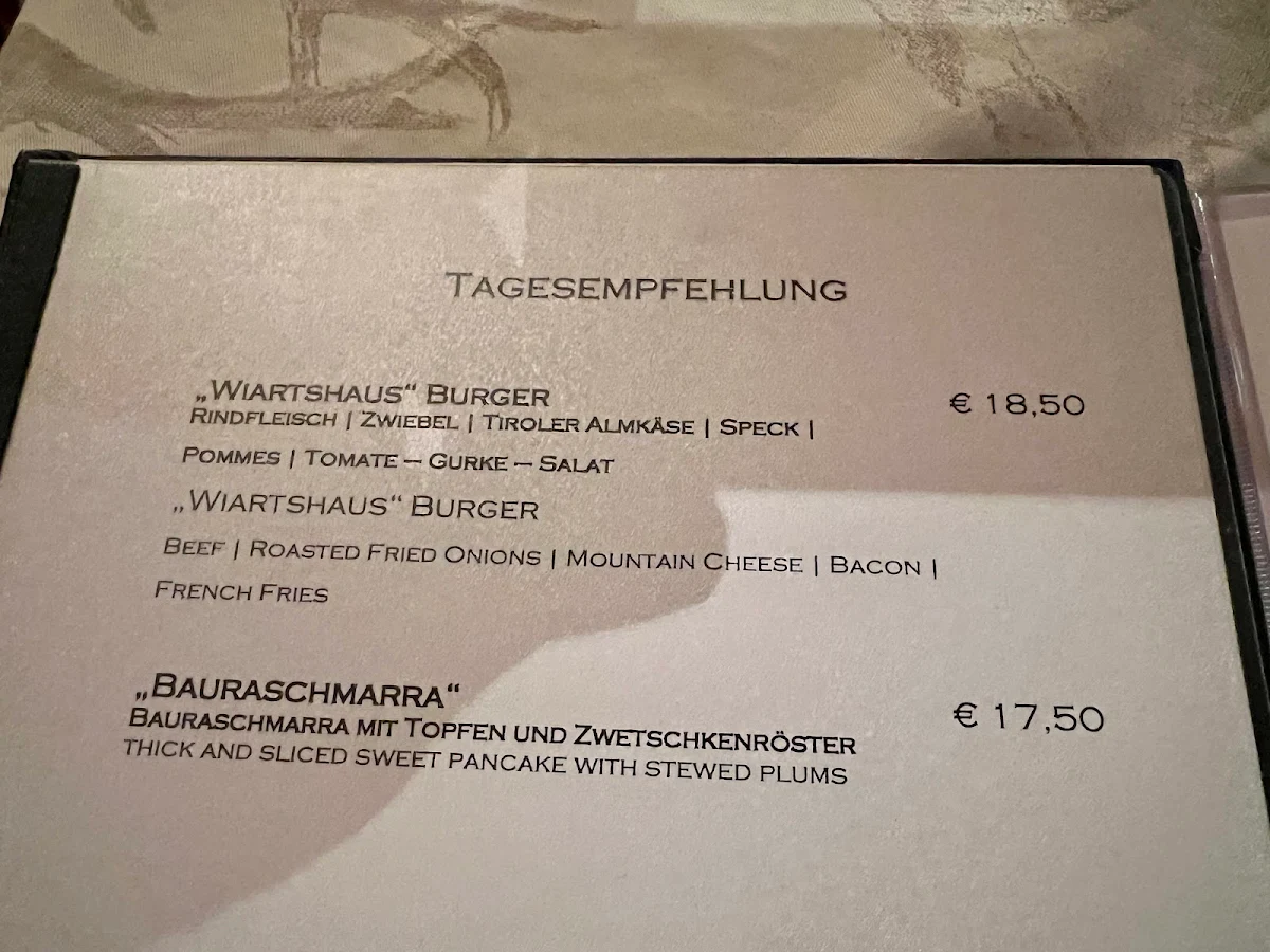Speisekarte photo 3