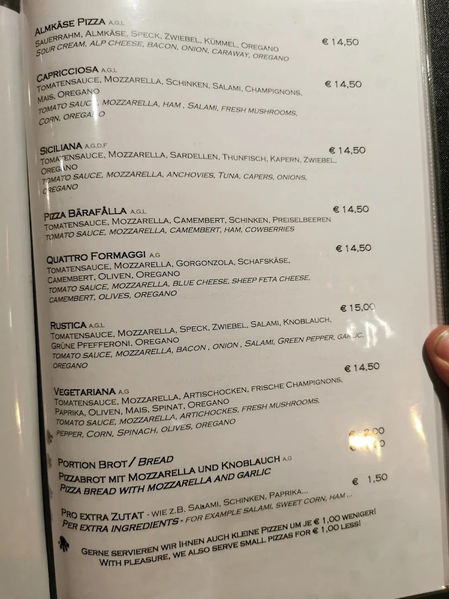 Speisekarte photo 5