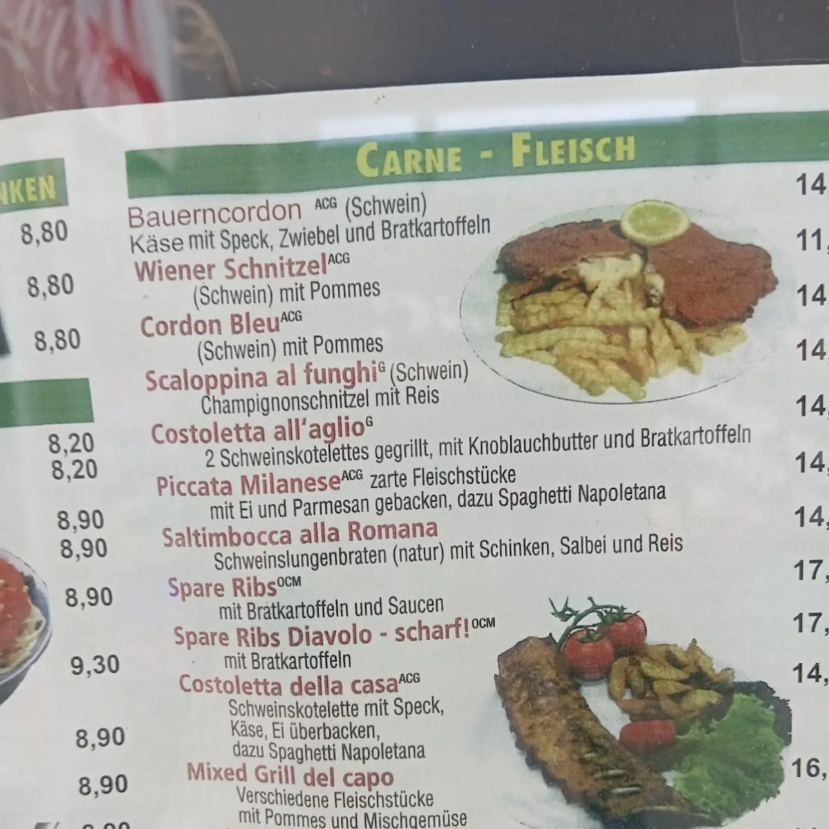 Speisekarte photo 2