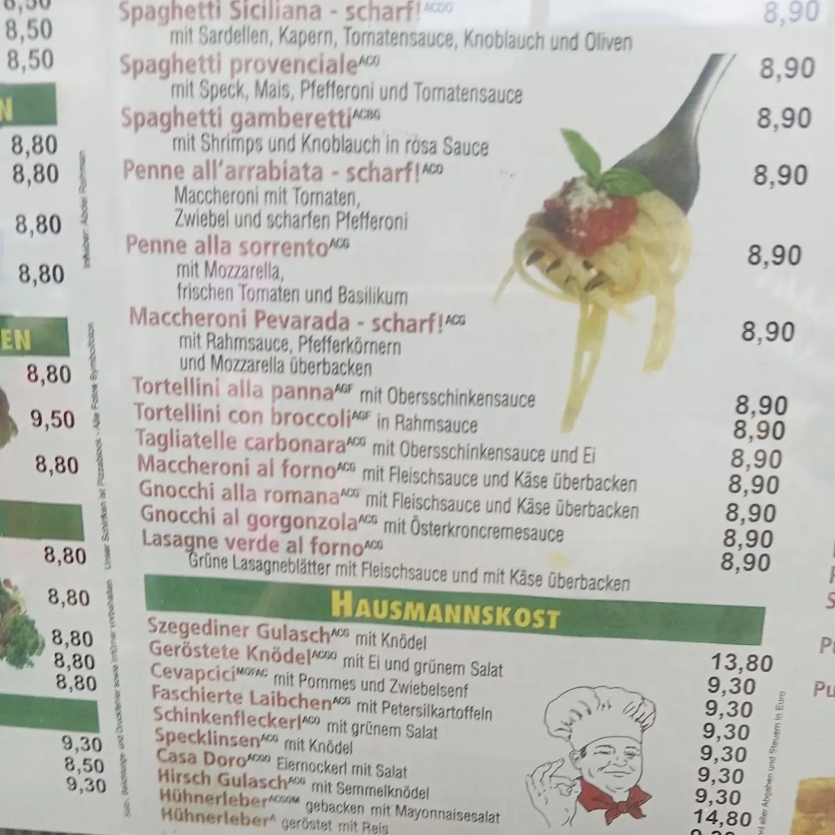 Speisekarte photo 4