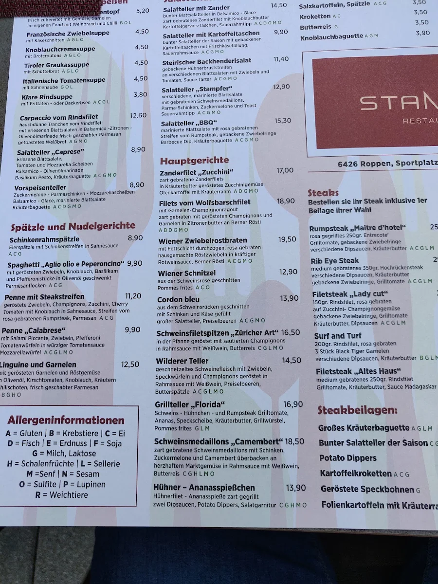 Speisekarte photo 3
