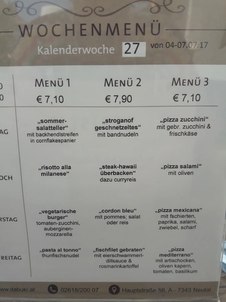 Speisekarte photo 3