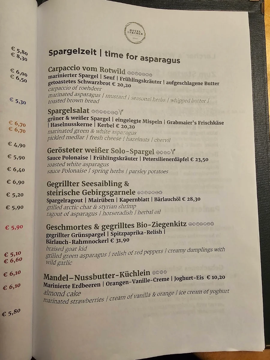 Speisekarte photo 1
