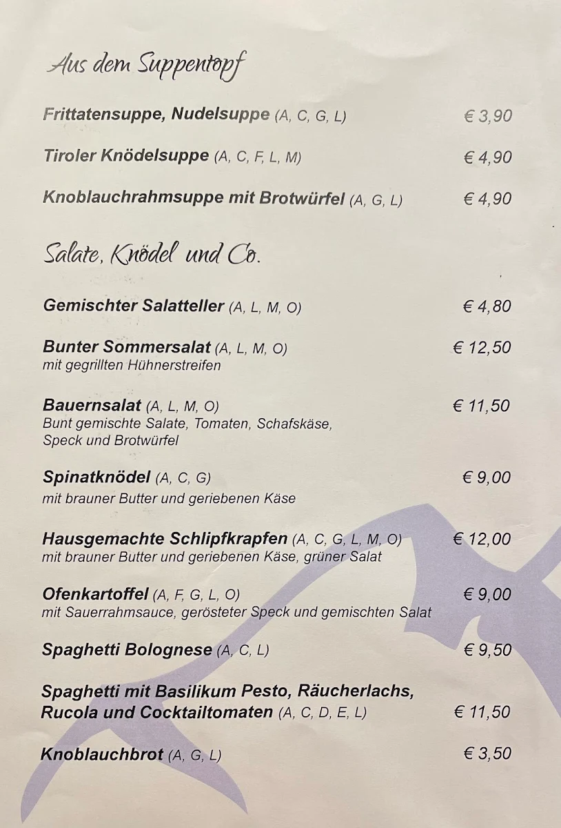 Speisekarte photo 1