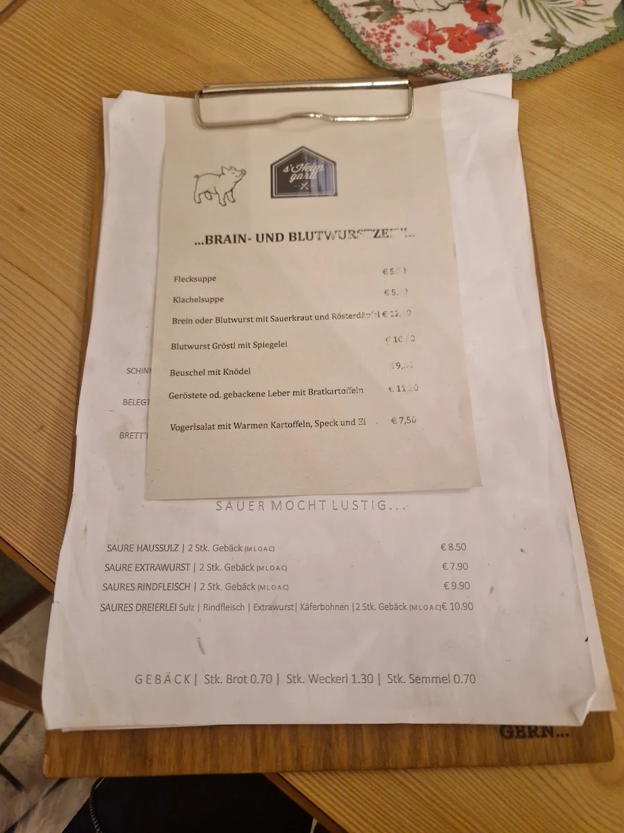 Speisekarte photo 2