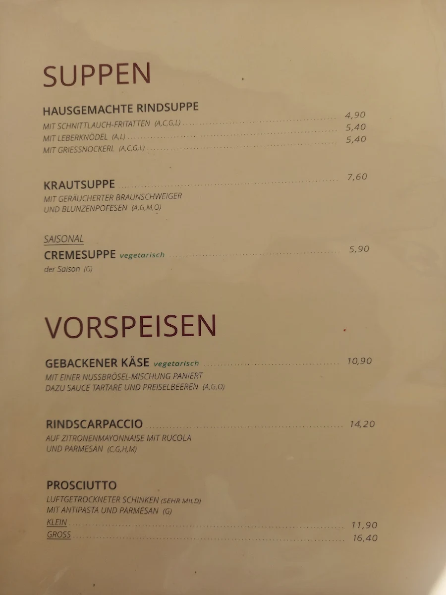 Speisekarte photo 5