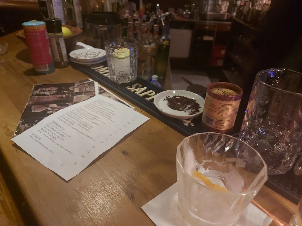 Speisekarte, TARO American Bar