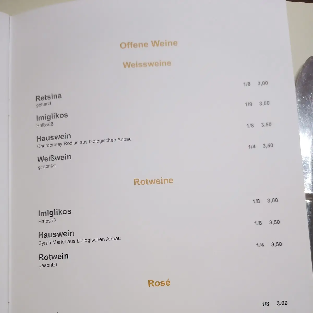 Speisekarte photo 4