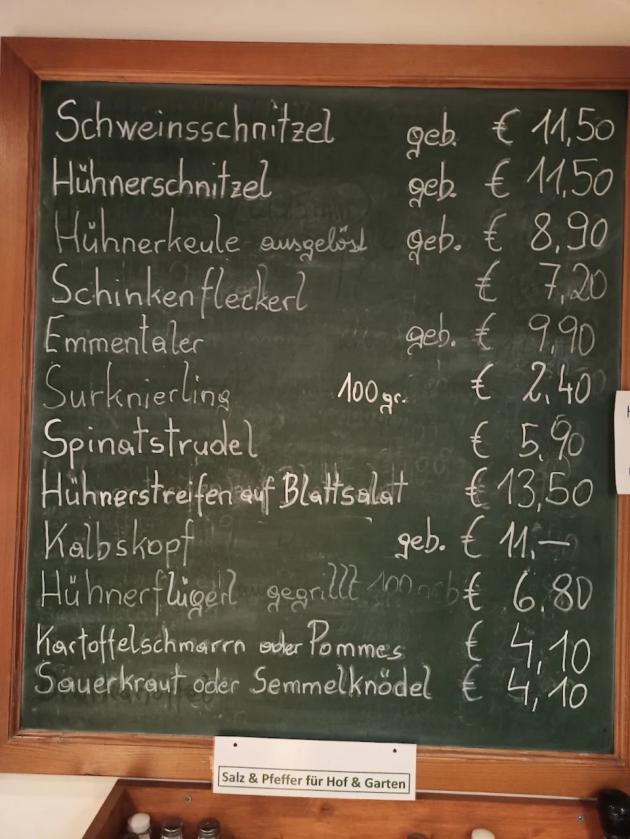 Speisekarte photo 1